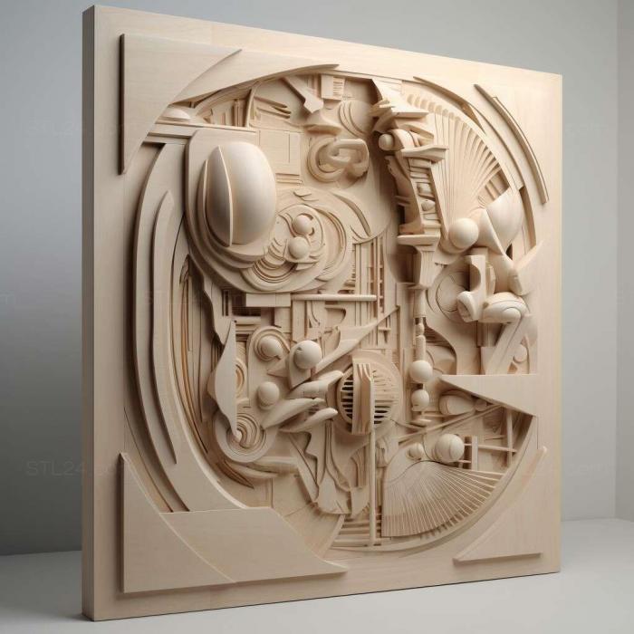 Patterns and decorations (Richard Meier 4, PATTERN_2152) 3D models for cnc